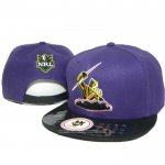 NRL Snapback Gorra Melbourne Storm Apagado Fucsia