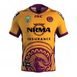 Camiseta Brisbane Broncos Rugby 2018-2019 Indigena