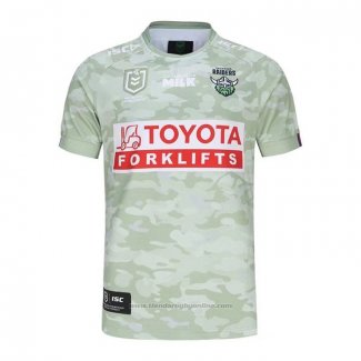 Camiseta Canberra Raiders Rugby 2024 ANZAC