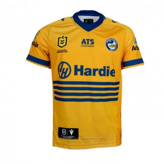 Camiseta Parramatta Eels Rugby 2025 Local Amarillo