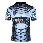 Camiseta Cronulla Sharks 9s Rugby 2017 Azul