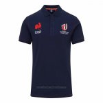 Camiseta Polo Francia Rugby 2023 World Cup Azul