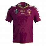 Camiseta Queensland Maroons 9 Rugby 2019 Conmemorative