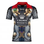 Camiseta Melbourne Storm Thor Marvel Rugby 2017 Amarillo