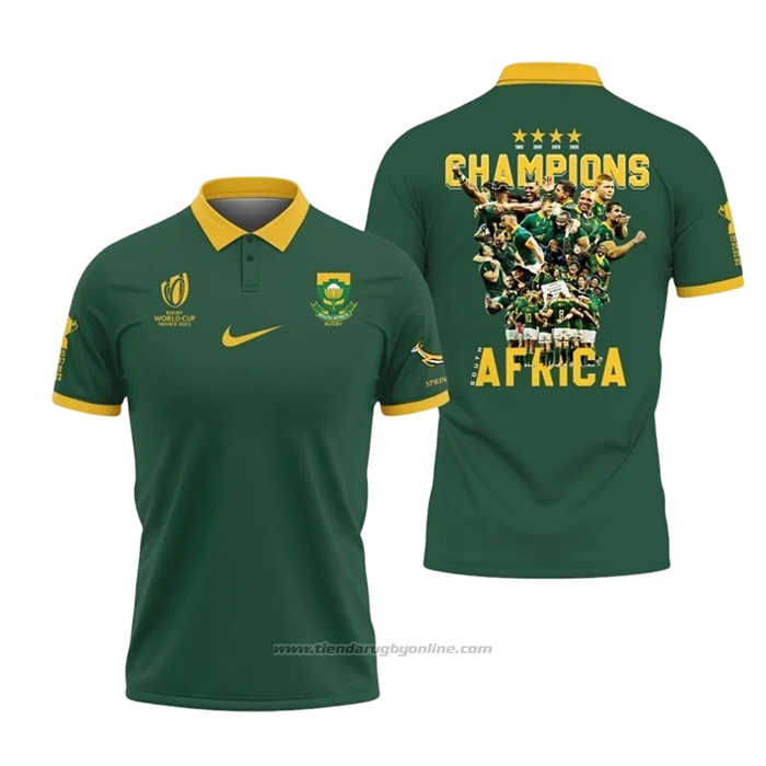 Camiseta Sudafrica Rugby 2023 World Cup Local - Envio gratis